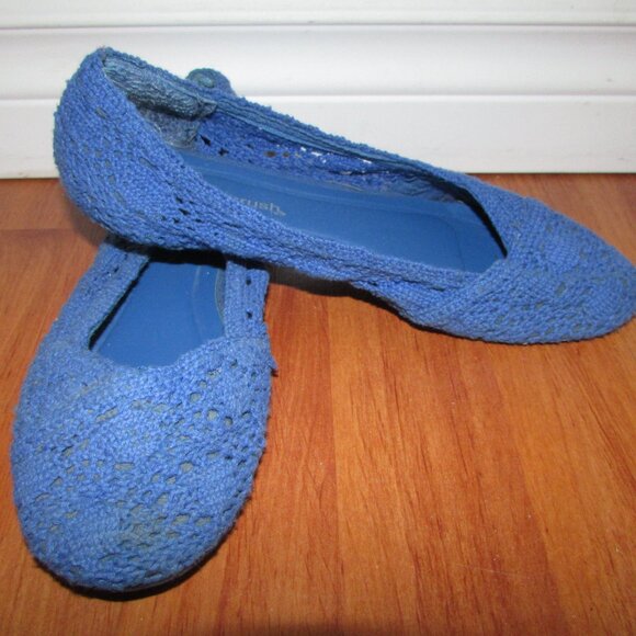 Bluecrush Blue Lace Flats - Sz 8 - Picture 5 of 9